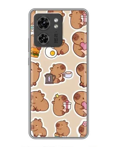 Чехол для Huawei Enjoy 90 Plus с картинкой «Капибары паттерн» Чехол для Huawei Enjoy 90 Plus с картинкой «Капибары паттерн»
