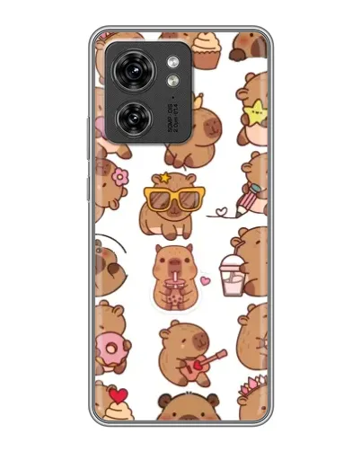 Чехол для Huawei Enjoy 90 Plus с картинкой «Стикерпак с капибарами» Чехол для Huawei Enjoy 90 Plus с картинкой «Стикерпак с капибарами»