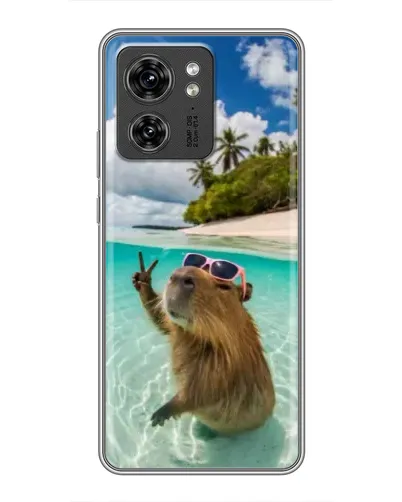 Чехол для Huawei Enjoy 90 Plus с картинкой «Капибара на море» Чехол для Huawei Enjoy 90 Plus с картинкой «Капибара на море»