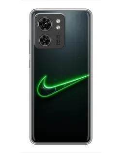Чехол для Huawei Enjoy 90 с картинкой «Неоновый контур Nike»
