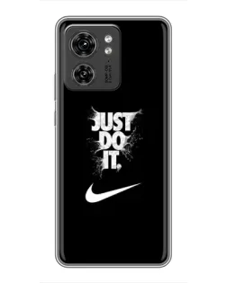 Чехол для Huawei Enjoy 90 с картинкой «Текстовый принт Nike»
