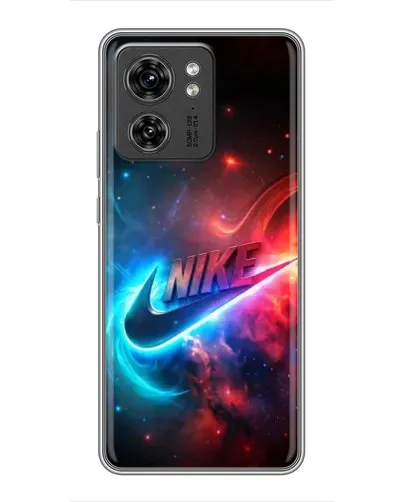 Чехол для Huawei Enjoy 90 с картинкой «Огненный логотип Nike»