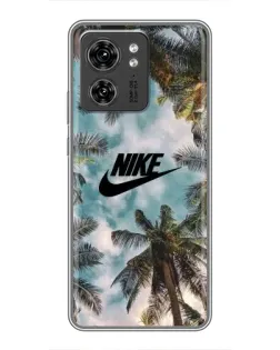 Чехол для Huawei Enjoy 90 с картинкой «Тропический принт Nike»