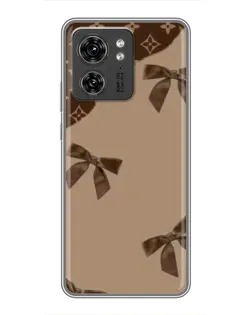 Чехол для Huawei Enjoy 90 с картинкой «LV — кофейный атлас»
