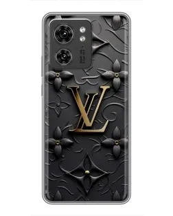 Чехол для Huawei Enjoy 90 с картинкой «Кожаная текстура LV»