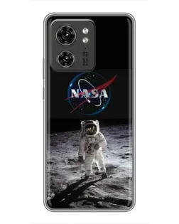 Чехол для Huawei Enjoy 90 с картинкой «Астронавт на Луне»