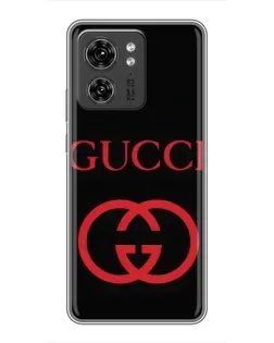Чехол для Huawei Enjoy 90 с картинкой «Gucci — красный логотип»