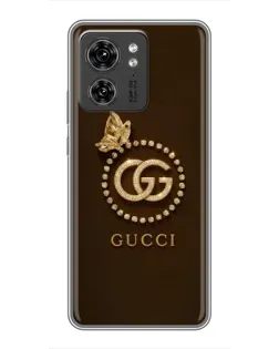 Чехол для Huawei Enjoy 90 с картинкой «Gucci — золотая бабочка»