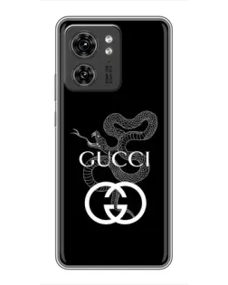 Чехол для Huawei Enjoy 90 с картинкой «Gucci — серебряная змея»