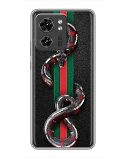 Чохол для Huawei Enjoy 90 з картинкою «Gucci — змія на смузі»