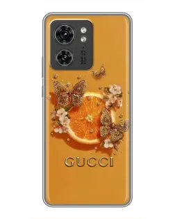 Чохол для Huawei Enjoy 90 з картинкою «Gucci — золоті метелики»