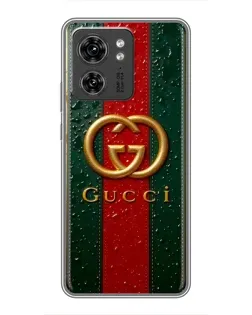 Чохол для Huawei Enjoy 90 з картинкою «Gucci — фірмова смуга та золото»