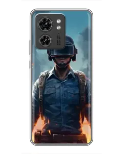 Чехол для Huawei Enjoy 90 с картинкой «PUBG — реалистичный герой»