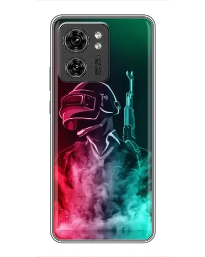 Чехол для Huawei Enjoy 90 с картинкой «PUBG — огненный воин»