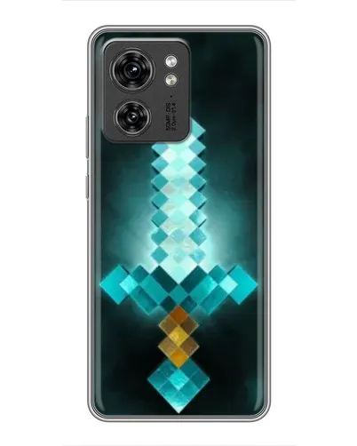 Чехол для Huawei Enjoy 90 с картинкой «Алмазный меч неон»