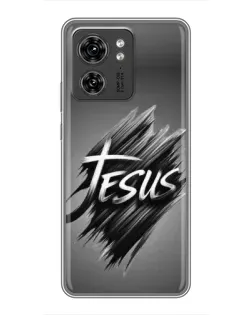Чехол для Huawei Enjoy 90 с картинкой «Надпись Jesus Graffiti»