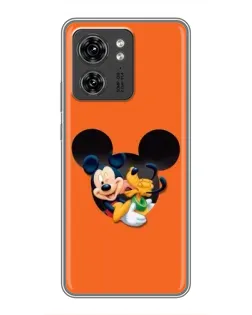 Чехол для Huawei Enjoy 90 с картинкой «Сердце Микки Минни»