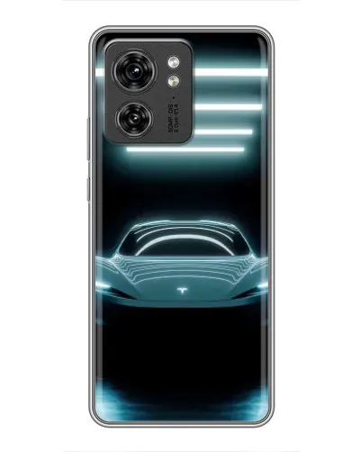 Чехол для Huawei Enjoy 90 с картинкой «Tesla в неоне» Чехол для Huawei Enjoy 90 с картинкой «Tesla в неоне»