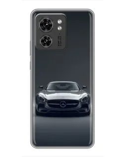 Чехол для Huawei Enjoy 90 с картинкой «Mercedes на черном»