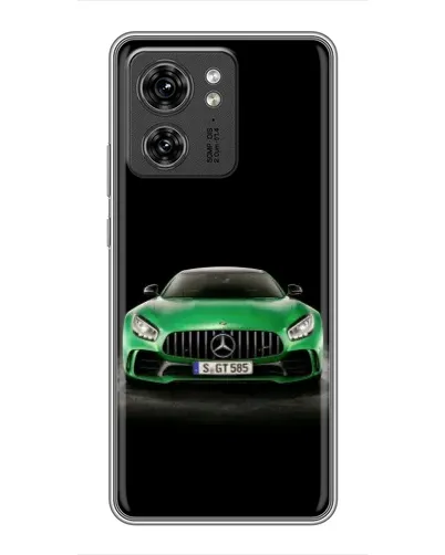 Чехол для Huawei Enjoy 90 с картинкой «Mercedes — неоновый лого»