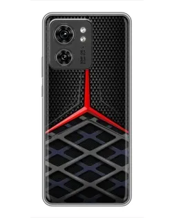 Чехол для Huawei Enjoy 90 с картинкой «Mercedes Carbon Grid»