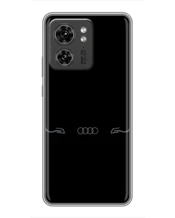 Чехол для Huawei Enjoy 90 с картинкой «Audi — световой подпись»