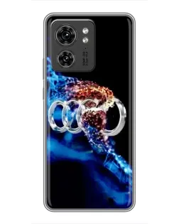 Чехол для Huawei Enjoy 90 с картинкой «Энергия лого Audi»