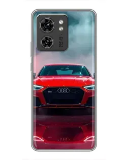 Чехол для Huawei Enjoy 90 с картинкой «Audi RS — красный стиль»