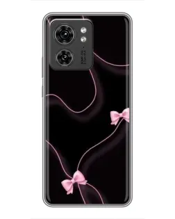 Чехол для Huawei Enjoy 90 с картинкой «Розовые ленты»