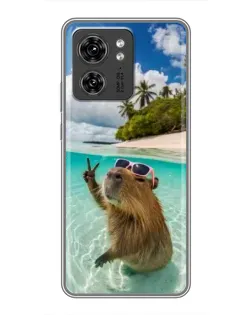 Чехол для Huawei Enjoy 90 с картинкой «Капибара на море» Чехол для Huawei Enjoy 90 с картинкой «Капибара на море»