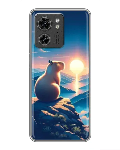 Чехол для Huawei Enjoy 90 с картинкой «Закат солнца с капибарой» Чехол для Huawei Enjoy 90 с картинкой «Закат солнца с капибарой»