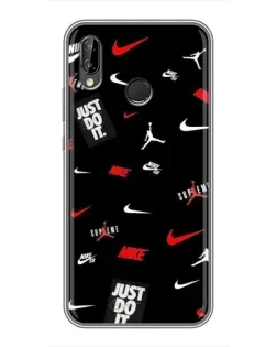 Чехол для Huawei Honor 10 Lite с картинкой «Nike Mix Pattern» Чехол для Huawei Honor 10 Lite с картинкой «Nike Mix Pattern»
