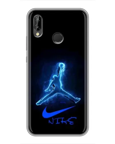 Чехол для Huawei Honor 10 Lite с картинкой «Jordan Neon Blue» Чехол для Huawei Honor 10 Lite с картинкой «Jordan Neon Blue»