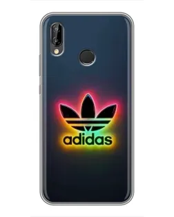 Чехол для Huawei Honor 10 Lite с картинкой «Неоновый Adidas»