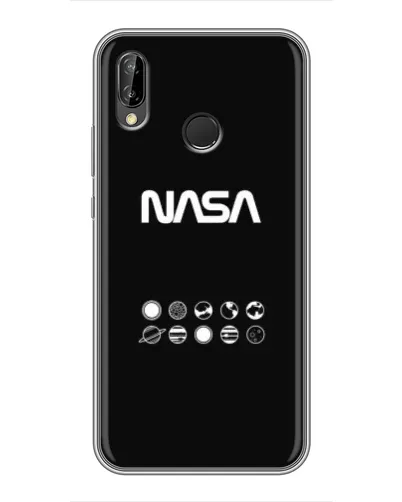 Чехол для Huawei Honor 10 Lite с картинкой «NASA — технический принт» Чехол для Huawei Honor 10 Lite с картинкой «NASA — технический принт»