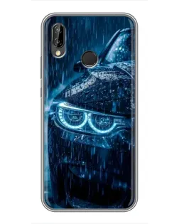 Чехол для Huawei Honor 10 Lite с картинкой «BMW под дождем»