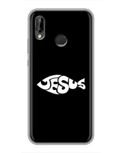 Чехол для Huawei Honor 10 Lite с картинкой «Рыба Jesus» Чехол для Huawei Honor 10 Lite с картинкой «Рыба Jesus»