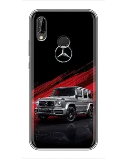 Чехол для Huawei Honor 10 Lite с картинкой «Mercedes G-Class красный»