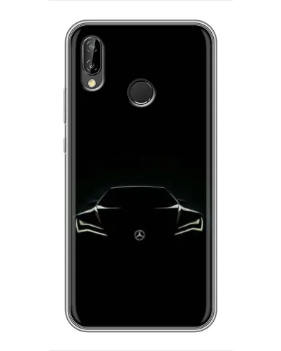 Чехол для Huawei Honor 10 Lite с картинкой «Mercedes — силуэт авто» Чехол для Huawei Honor 10 Lite с картинкой «Mercedes — силуэт авто»