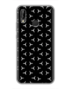 Чехол для Huawei Honor 10 Lite с картинкой «Mercedes паттерн звезд» Чехол для Huawei Honor 10 Lite с картинкой «Mercedes паттерн звезд»