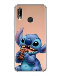 Чехол для Huawei Honor 10 Lite с картинкой «Стич ест шоколад»
