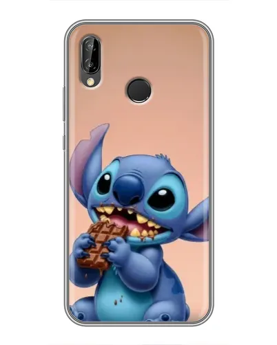 Чехол для Huawei Honor 10 Lite с картинкой «Стич ест шоколад» Чехол для Huawei Honor 10 Lite с картинкой «Стич ест шоколад»
