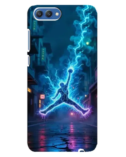Чехол для Huawei Honor 10 (COL-AL00) с картинкой «Jordan Gold Jumpman»