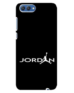 Чехол для Huawei Honor 10 (COL-AL00) с картинкой «Jordan White Logo»