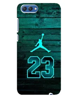 Чехол для Huawei Honor 10 (COL-AL00) с картинкой «Jordan Cyan 23»