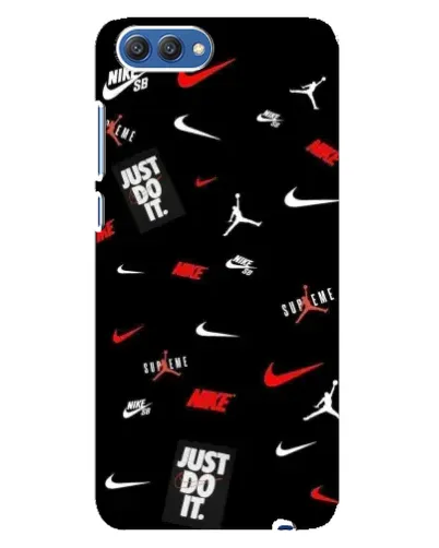 Чехол для Huawei Honor 10 (COL-AL00) с картинкой «Nike Mix Pattern»