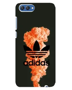 Чехол для Huawei Honor 10 (COL-AL00) с картинкой «Оранжевый дым Adidas» Чехол для Huawei Honor 10 (COL-AL00) с картинкой «Оранжевый дым Adidas»