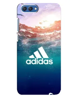 Чехол для Huawei Honor 10 (COL-AL00) с картинкой «Океанская глубина адидас» Чехол для Huawei Honor 10 (COL-AL00) с картинкой «Океанская глубина адидас»