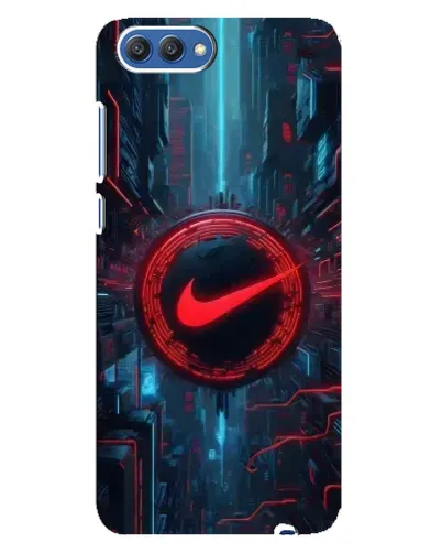 Чехол для Huawei Honor 10 (COL-AL00) с картинкой «Техногенный стиль Nike» Чехол для Huawei Honor 10 (COL-AL00) с картинкой «Техногенный стиль Nike»