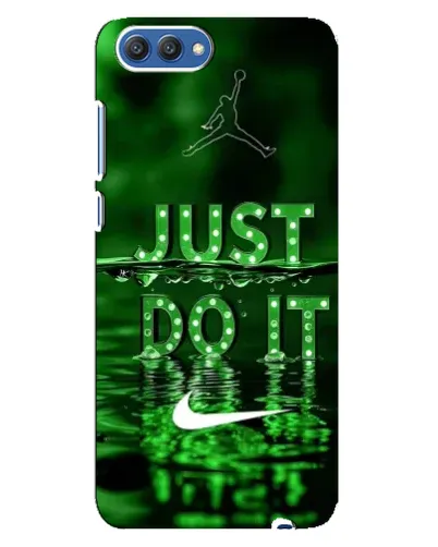 Чехол для Huawei Honor 10 (COL-AL00) с картинкой «Зеленый неоновый Nike» Чехол для Huawei Honor 10 (COL-AL00) с картинкой «Зеленый неоновый Nike»